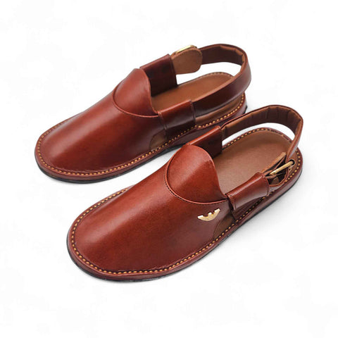 Dolphin Medicated Chapal Boot Red Brown