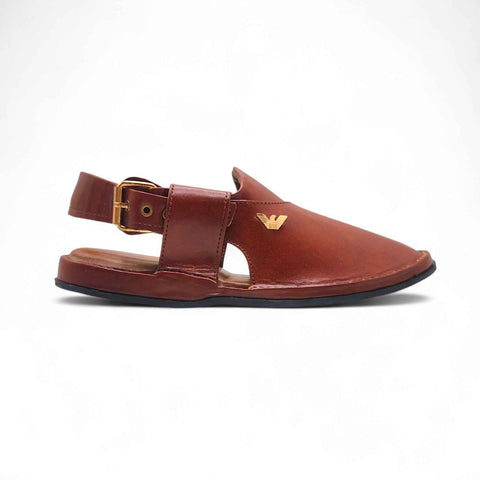 Dolphin Medicated Chapal Boot Red Brown