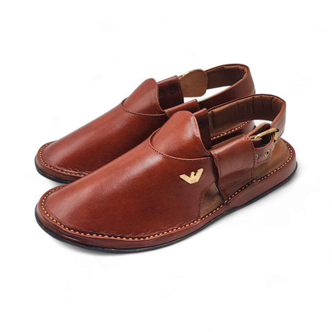 Dolphin Medicated Chapal Boot Red Brown