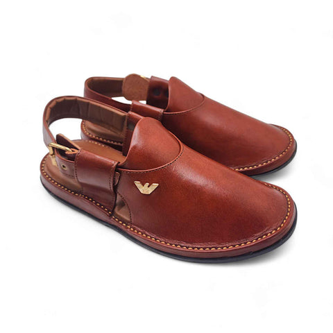 Dolphin Medicated Chapal Boot Red Brown