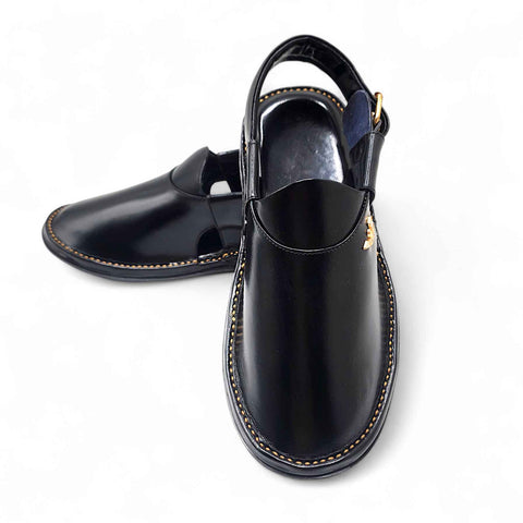 Dolphin Medicated Chappal Boot Black