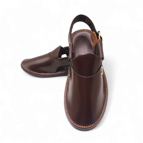Dolphin Medicated Chappal Boot Brown