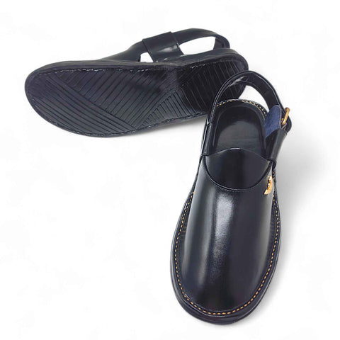 Dolphin Medicated Chappal Boot Black
