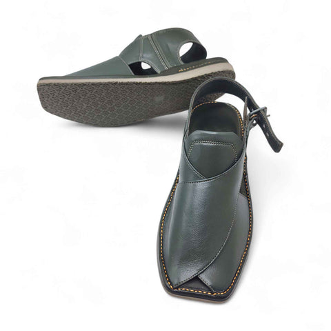 New Smart Medicated Peshawari Green