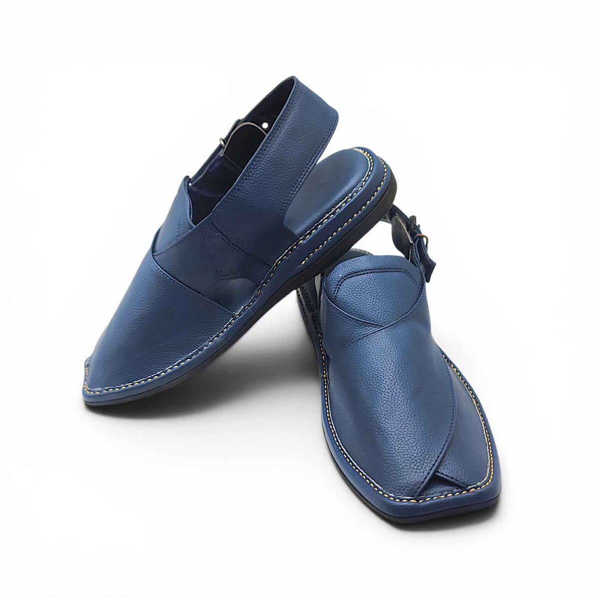 New Smart Medicated Peshawari Blue