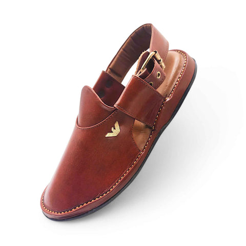 Dolphin Medicated Chapal Boot Red Brown