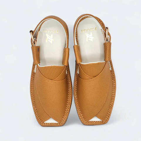 Kaptan Medicated Chappal Dotted Yellow