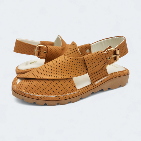 GOGO Medicated Chappal Dotted  Yellow