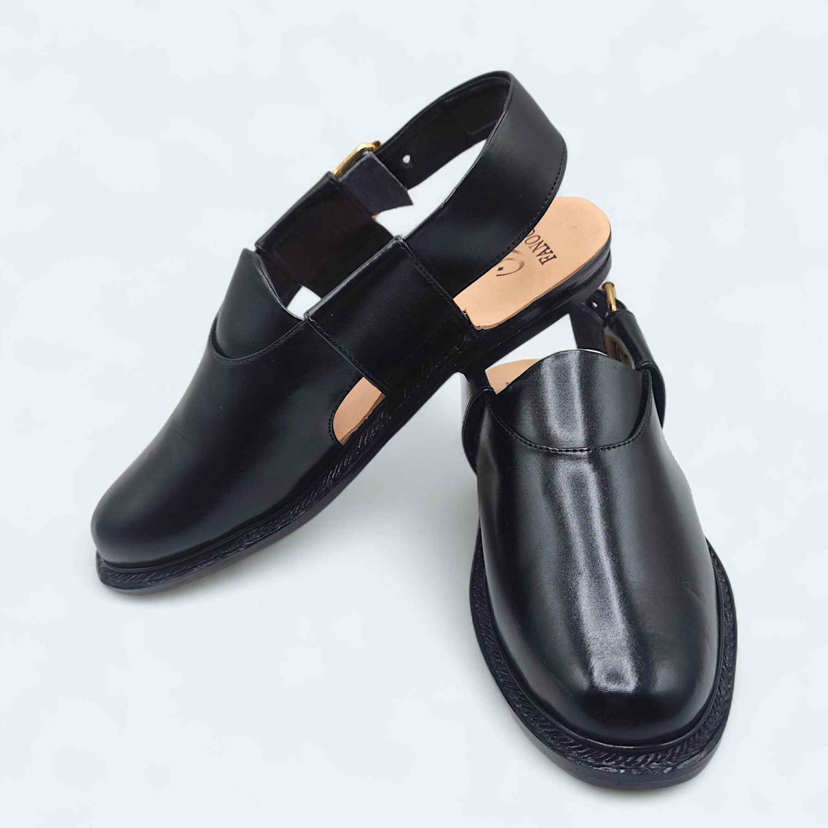 Original Norozi Chappal Boot Black