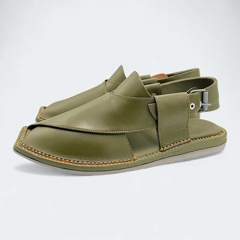 Single Sole Kaptan Medicated Chappal Mehndi