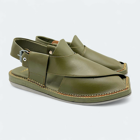 Kaptan Medicated Lighweight Chappal Mehndi