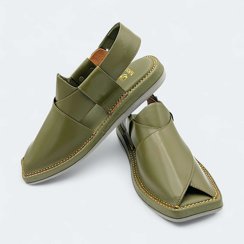 Kaptan Medicated Lighweight Chappal Mehndi