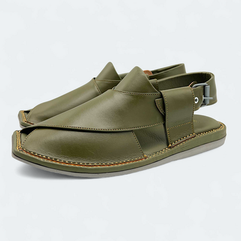 Single Sole Kaptan Medicated Chappal Mehndi